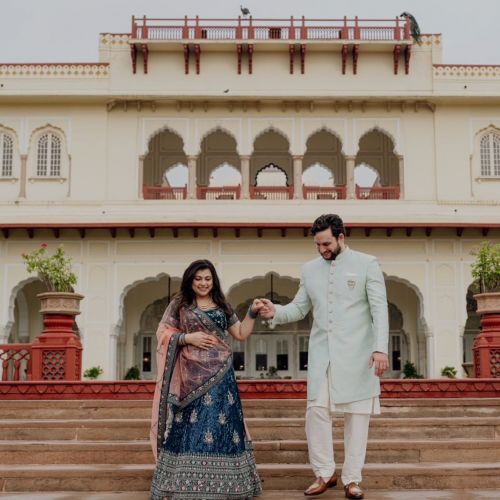 Classic Monsoon Wedding at Taj Sawai Man Mahal, Jaipur