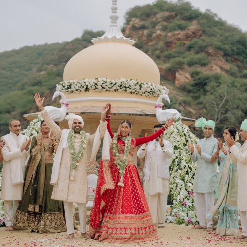 A Magical UK-to-Jaipur Celebration at Samode Palace