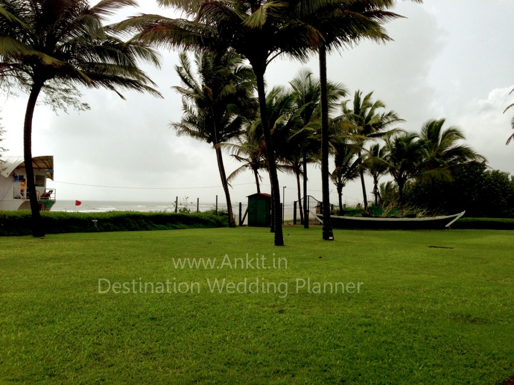 Sea facing Lawns at Taj Exotica for Wedding